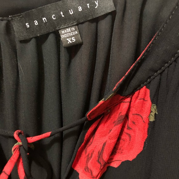 Valentine’s Day Rose Sanctuary Cold Shoulder Top - Picture 4 of 4